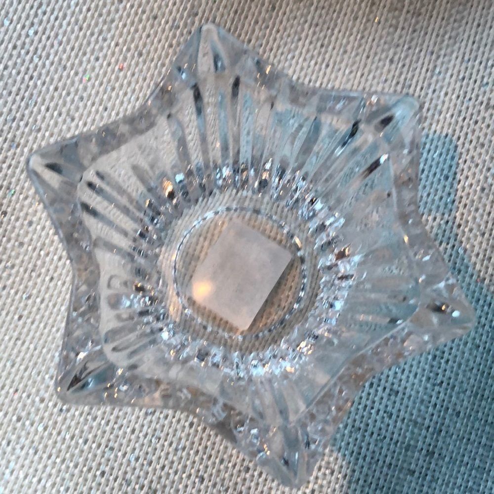 Mikasa NWOB star shaped candle holder